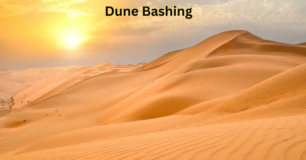 Dune bashing dubai